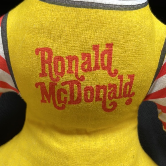 Vintage Ronald McDonald Clown Stuffed Plush - Picture 5 of 7